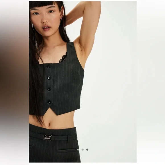 NWT Moon River Pinstripe Suit Skirt Size Small - Picture 3 of 11